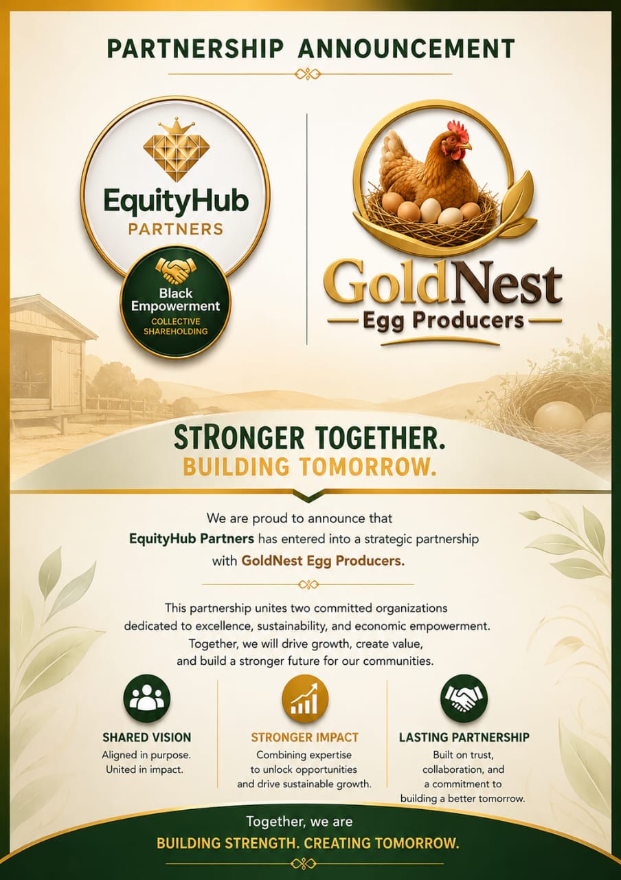 Partnership announcement between EquityHub Partners and GoldNest Egg Producers